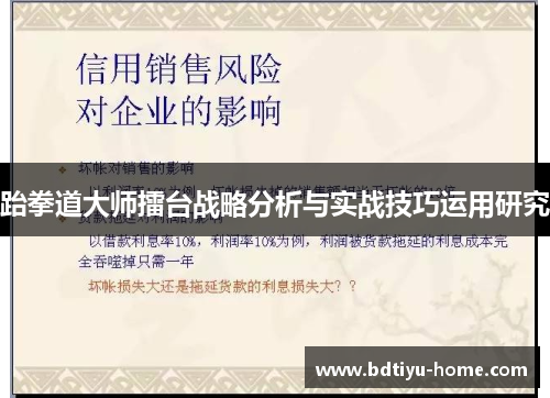 跆拳道大师擂台战略分析与实战技巧运用研究